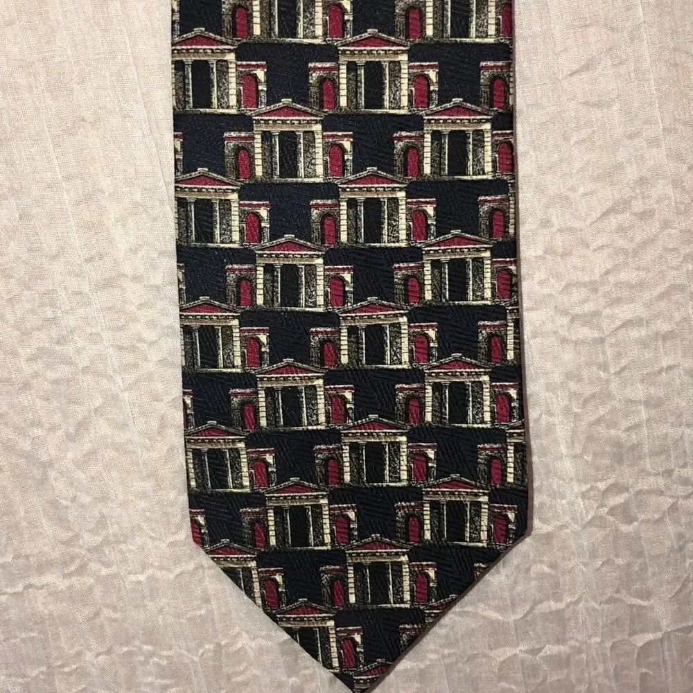 Structure Le Collezioni 💯 Silk Black Designer Tie